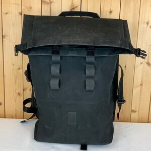 Chrome Industries Urban Ex Rolltop Backpack, Black - about 27 x 15 x 6 inches